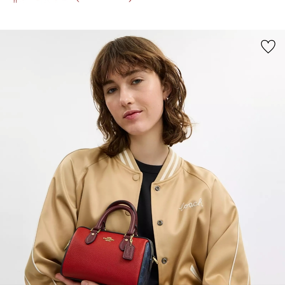 Coach Mini Rowan Bag In Colorblock - Picture 6 of 6